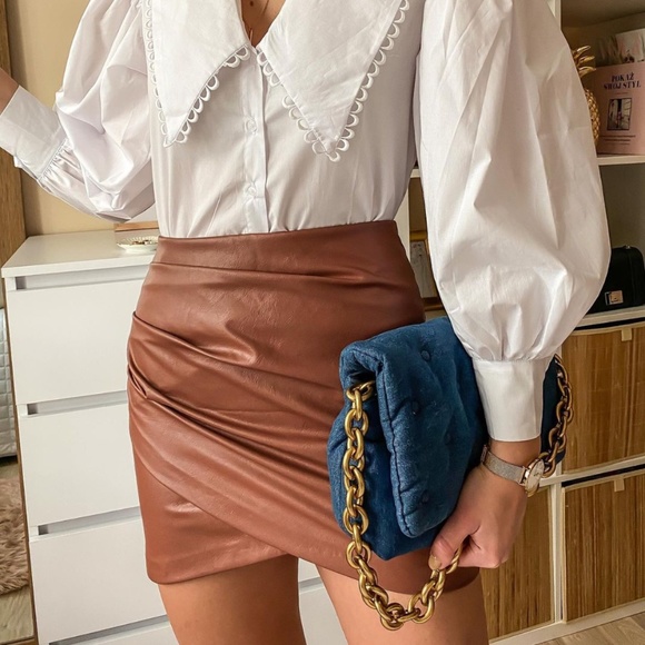 Zara Quilted Denim Shoulder Bag NWT - Picture 15 of 16